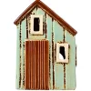 Det Gamle Apotek Lichthäuser, Keramik-Häuschen-Lichthaus Keramikhaus Strandhütte mint