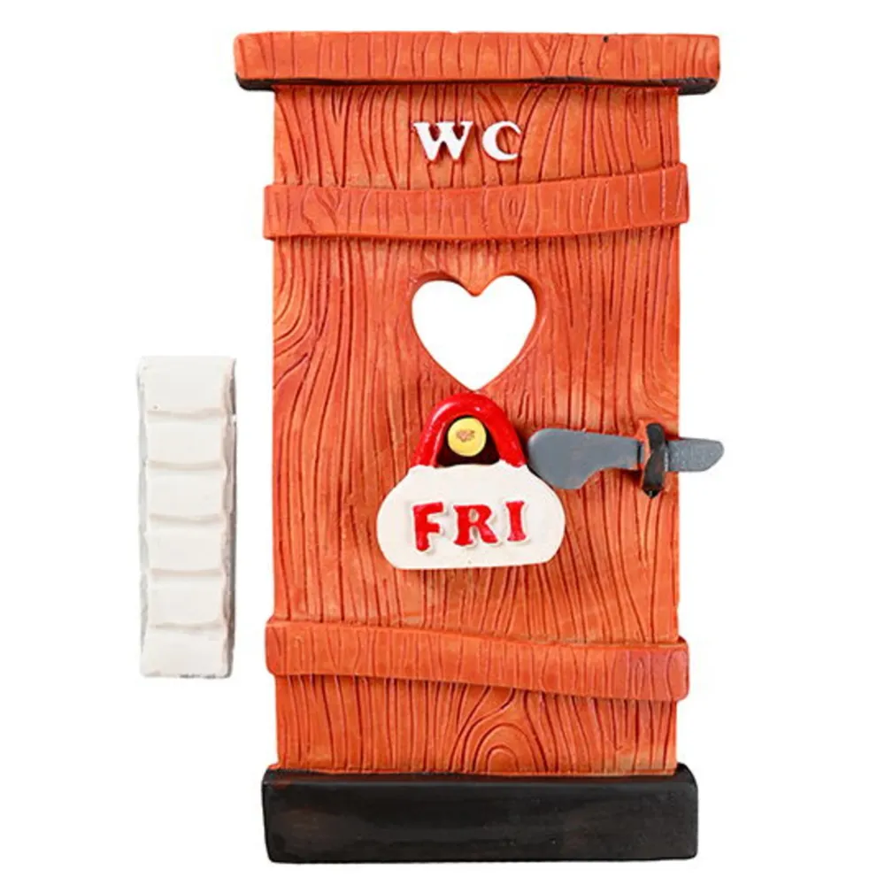 Det Gamle Apotek Weihnachtsdeko-Wichteltür Toilettentür für Wichtel