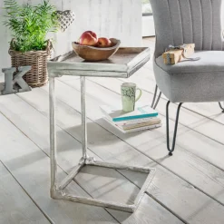 Faktorei Beistelltische & Couchtische-Beistelltisch Ferup aus Aluminium