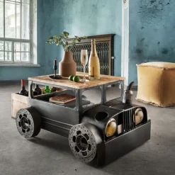Faktorei Beistelltische & Couchtische-Couchtisch Truck in Metall Vintage