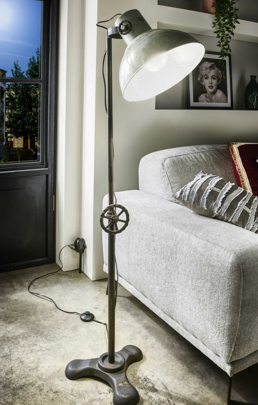 Faktorei Stehlampen-Stehleuchte Jimmy Vintage Metall