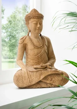 Faktorei Deko Buddhas|Deko-Objekte & Figuren-Unikat Deko-Figur Buddha handgearbeitet