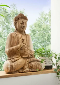 Faktorei Deko Buddhas|Deko-Objekte & Figuren-Unikat Deko-Figur Buddha handgearbeitet