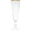 GreenGate Trinkgläser|Geschirr & Tischdeko Skandinavisch-Champagner Glas Cutting mit Gold