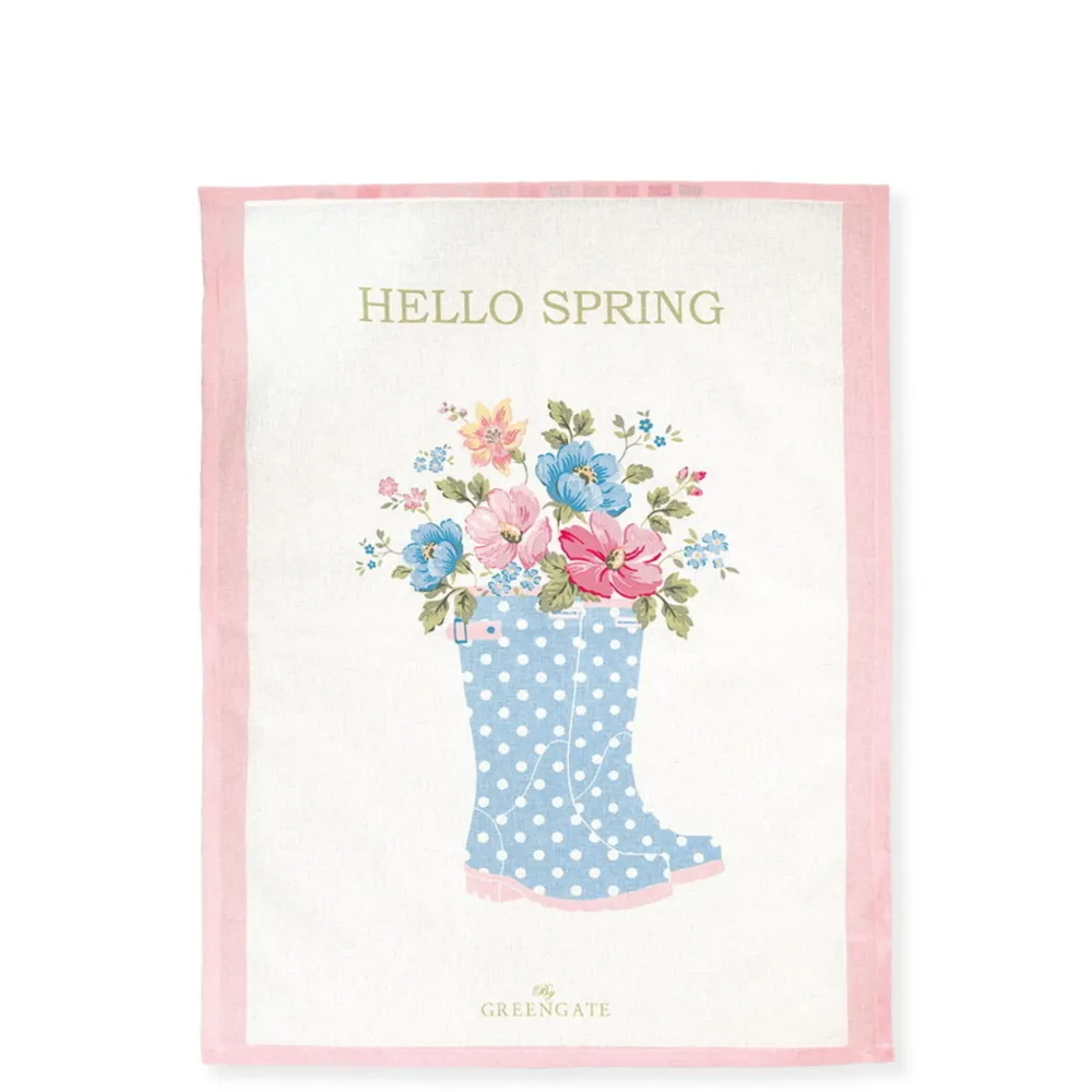 GreenGate Geschirrtücher-Geschirrtuch Pieceprinted Josefina Summer White