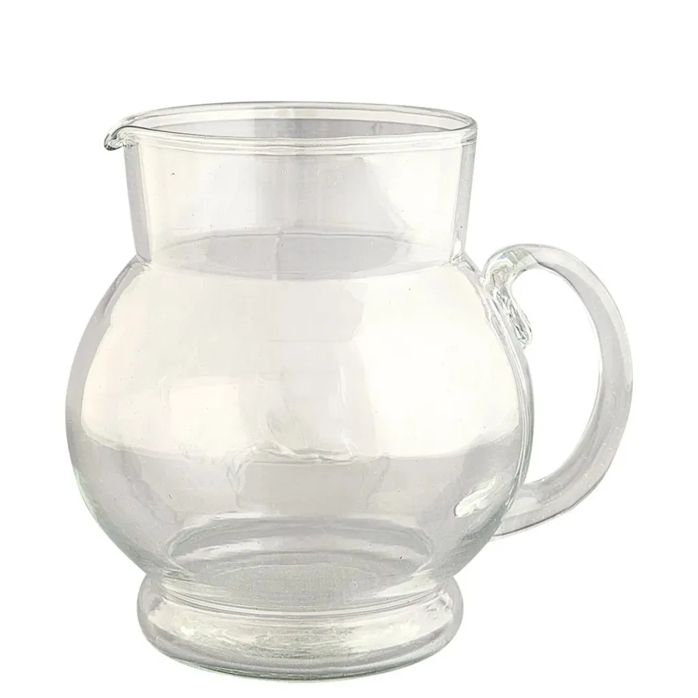 GreenGate Krüge & Kannen|Geschirr & Tischdeko Skandinavisch-Glaskrug, Glaskanne klar, 2l