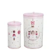 GreenGate Weihnachtsdeko|Vorratsdosen & Behälter-Runde Dosen Cindarella 2er Set