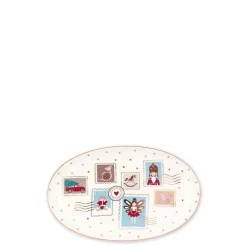 GreenGate Servierplatten & Bretter|Teller-Servierplatte Xmas Letter white
