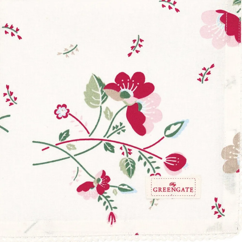 GreenGate Servietten & Serviettenhalter|Geschirr & Tischdeko Skandinavisch-Stoffserviette mit Spitze Mozy