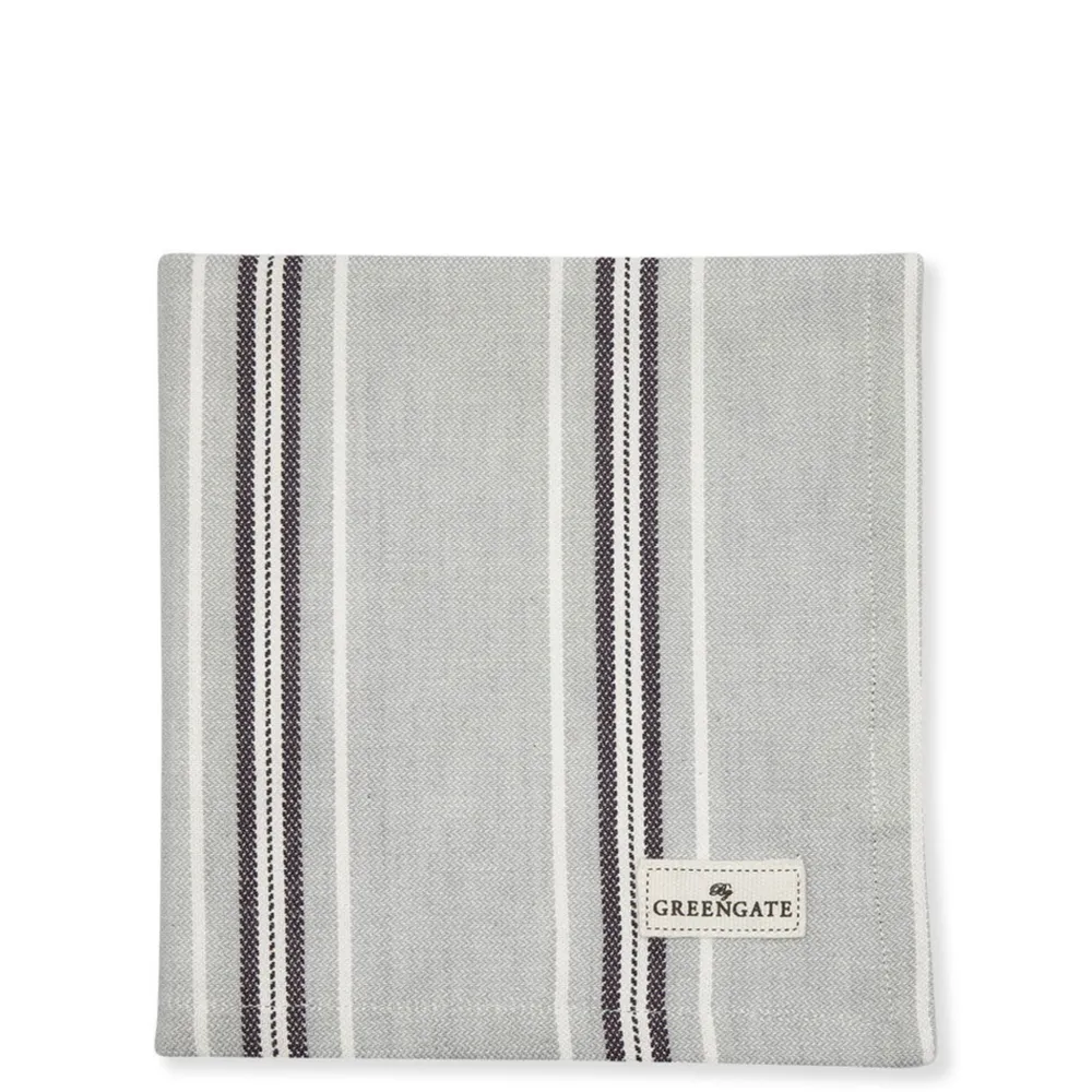 GreenGate Servietten & Serviettenhalter|Geschirr & Tischdeko Skandinavisch-Stoffserviette Nell Grey