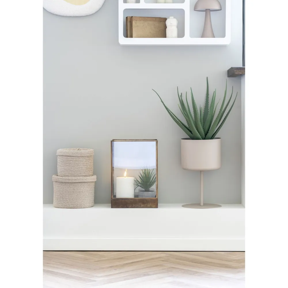 House Nordic Kunstblumen & Kunstpflanzen-Aloe Vera Künstliche Grünpflanze