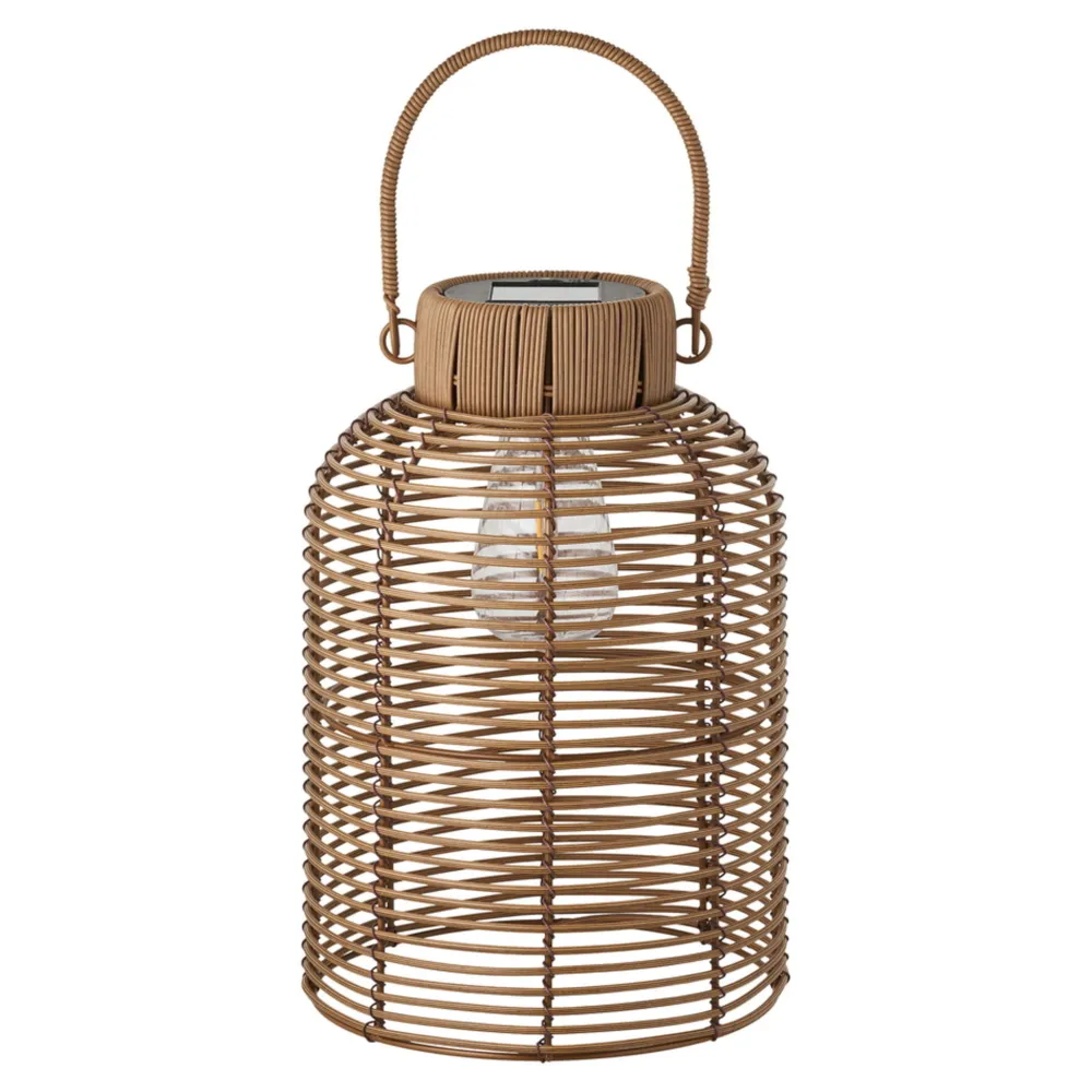 House Nordic Laternen Für Garten Und Outdoor|Tischlampen-Brentford Garten Lampe mit Solar, Polyrattan
