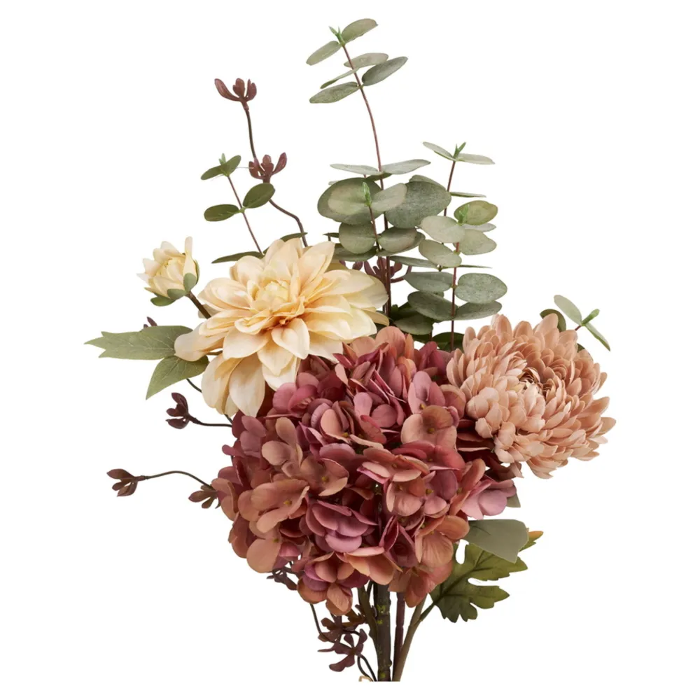 House Nordic Kunstblumen & Kunstpflanzen-Dahlia Bouquet, Künstlicher Blumenstrauß