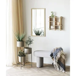 House Nordic Blumentöpfe & Übertöpfe-3-fach Blumentopf aus Eisen