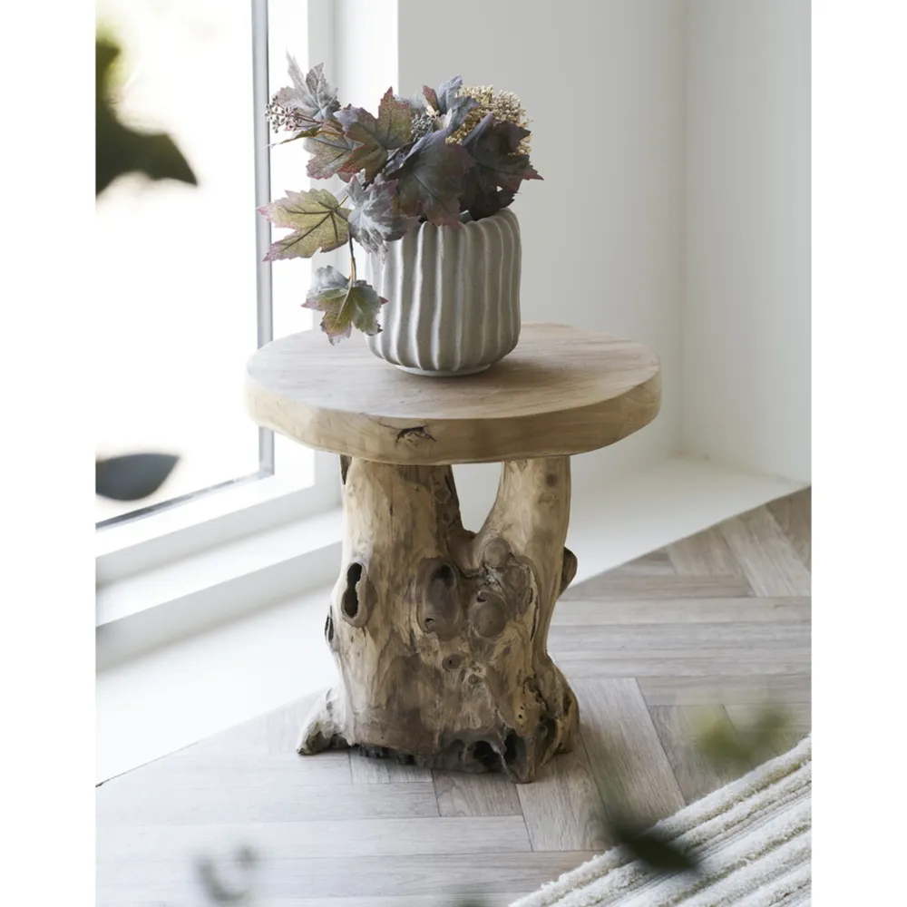House Nordic Beistelltische & Couchtische|Teakholz Deko & Möbel-Palena Beistelltisch Wurzelholz