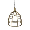 HSM Collection Deckenlampen-Hängelampe Gold Metall