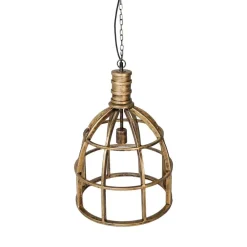HSM Collection Deckenlampen-Hängelampe Gold Metall