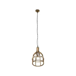 HSM Collection Deckenlampen-Hängelampe Gold Metall