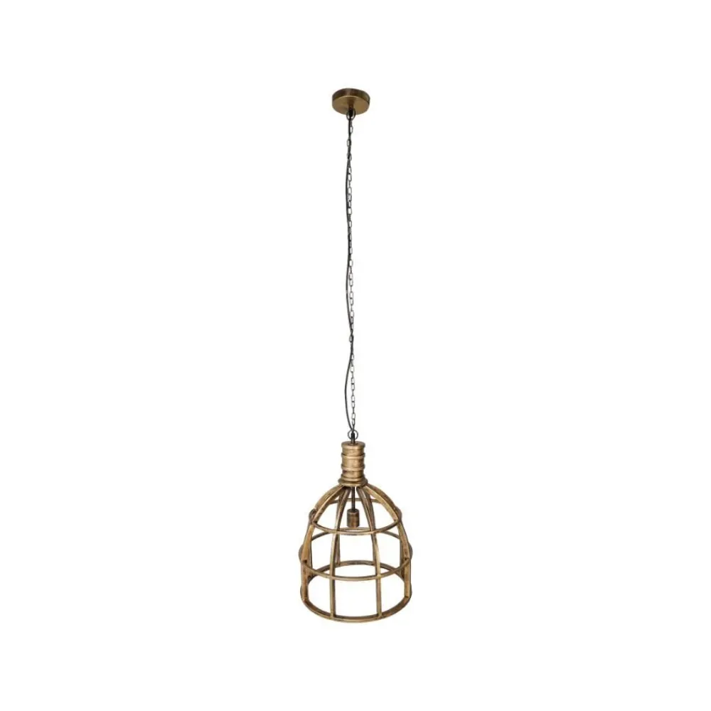 HSM Collection Deckenlampen-Hängelampe Gold Metall