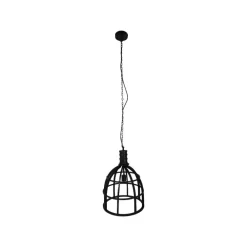HSM Collection Deckenlampen-Hängelampe schwarz Metall