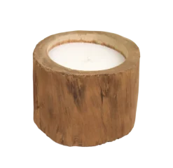 HSM Collection Kerzen-Naturholz Kerze Teak