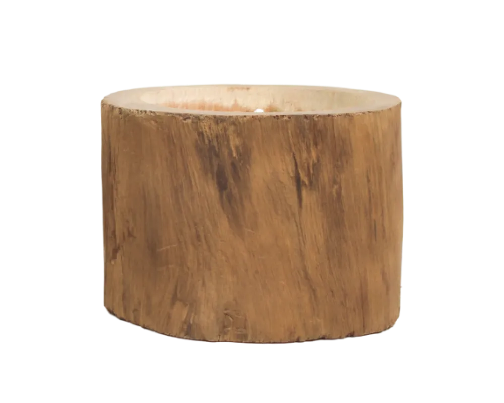 HSM Collection Kerzen-Naturholz Kerze Teak