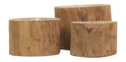 HSM Collection Kerzen-Naturholz Kerze Teak