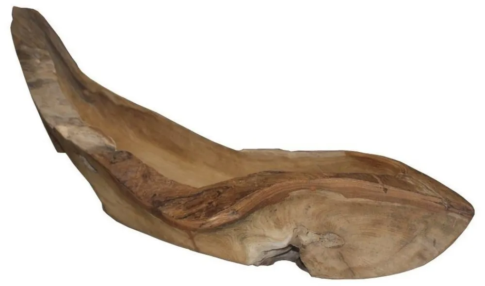 HSM Collection Brot- & Obstkörbe|Teakholz Deko & Möbel-Obstschale Kano Natur Teak