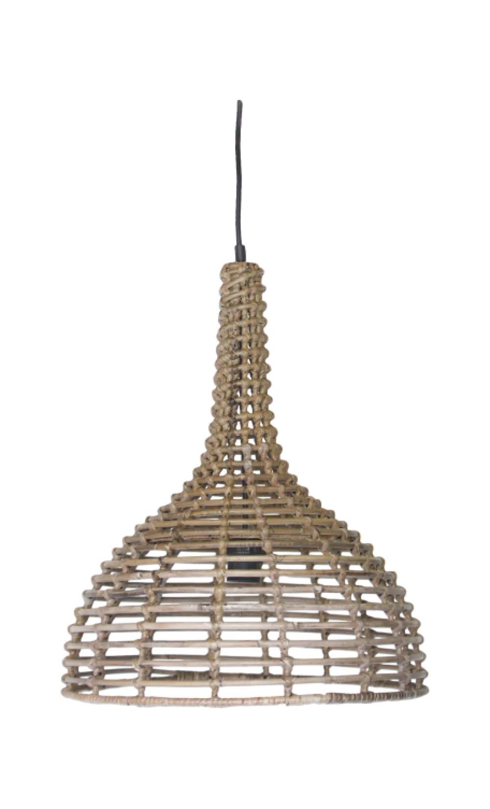 HSM Collection Deckenlampen-Rattan Pendelleuchte