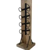 HSM Collection Regale-Stehendes Weinregal Holz Metall