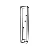 HSM Collection Stehlampen-Stehlampe Fremont offener Rahmen