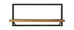 HSM Collection Wandregale-Wandboard Levels 2 Mangoholz, Eisen