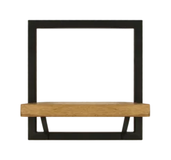 HSM Collection Wandregale-Wandboard Levels 2 Mangoholz, Eisen