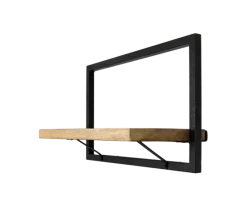 HSM Collection Wandregale-Wandboard Levels 2 Mangoholz, Eisen