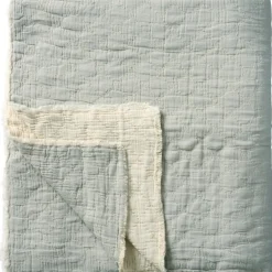IB Laursen Quilts & Bettwäsche|Decken & Plaids-Bettdecke doppelt, doppelt gewebt Karo-Stickerei