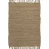 IB Laursen Läufer|Teppiche-Bodenmatte aus Jute und Baumwolle