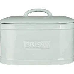 IB Laursen Küchenaufbewahrung|Brot- & Obstkörbe-Brotkasten Brotbox oval aus Keramik