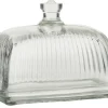 IB Laursen Butter- & Brotdosen-Butterbox aus Glas mit Rillen