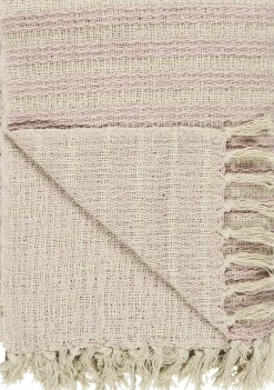 IB Laursen Garten-Textilien|Decken & Plaids-Decke mit Streifenmuster und Fransen