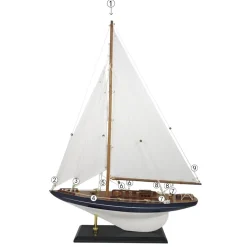 IB Laursen Deko-Objekte & Figuren-Deko Segelschiff mit leinenfarbigen Segeln