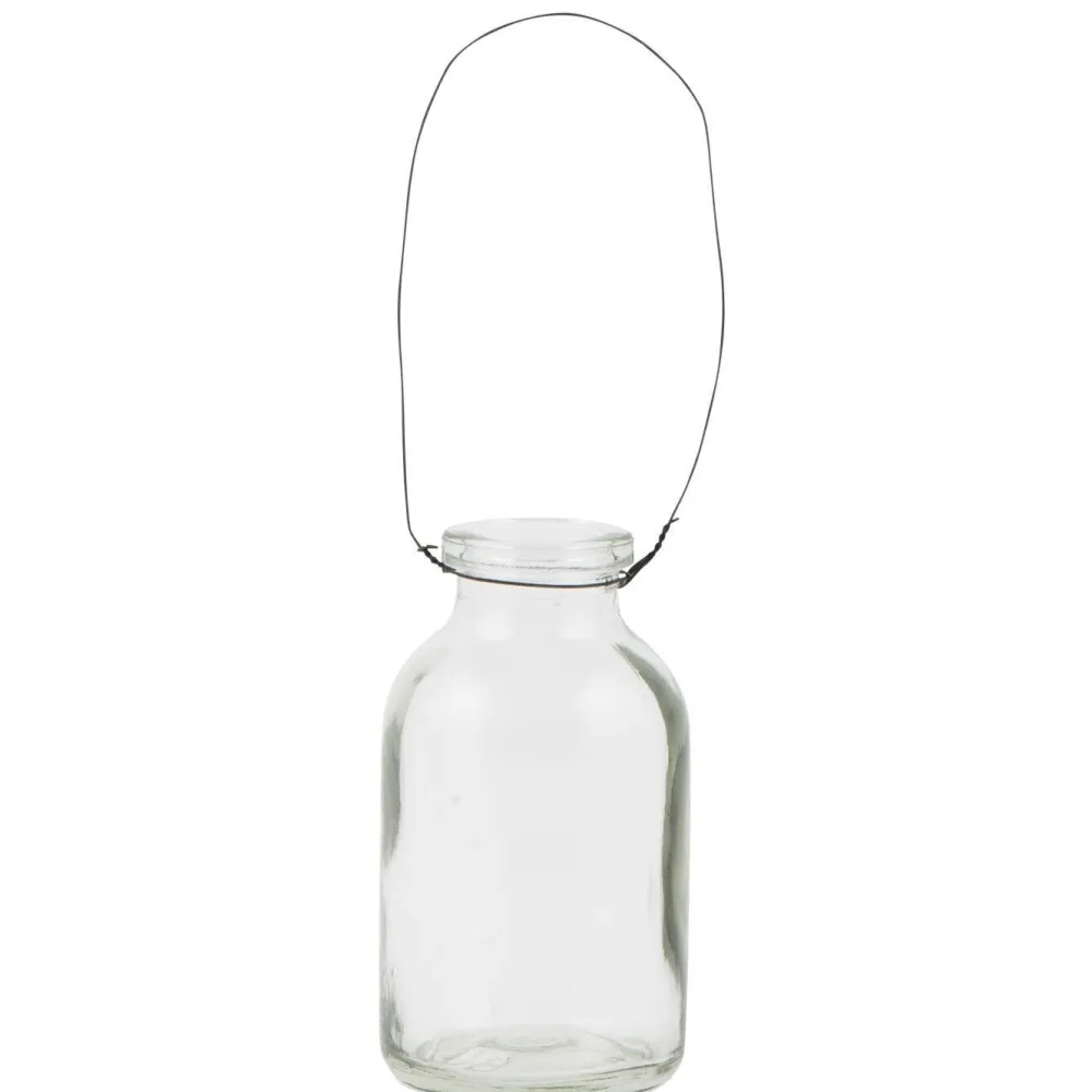 IB Laursen Gartendekoration|Vasen-Flasche mini für Blumen zum Aufhängen