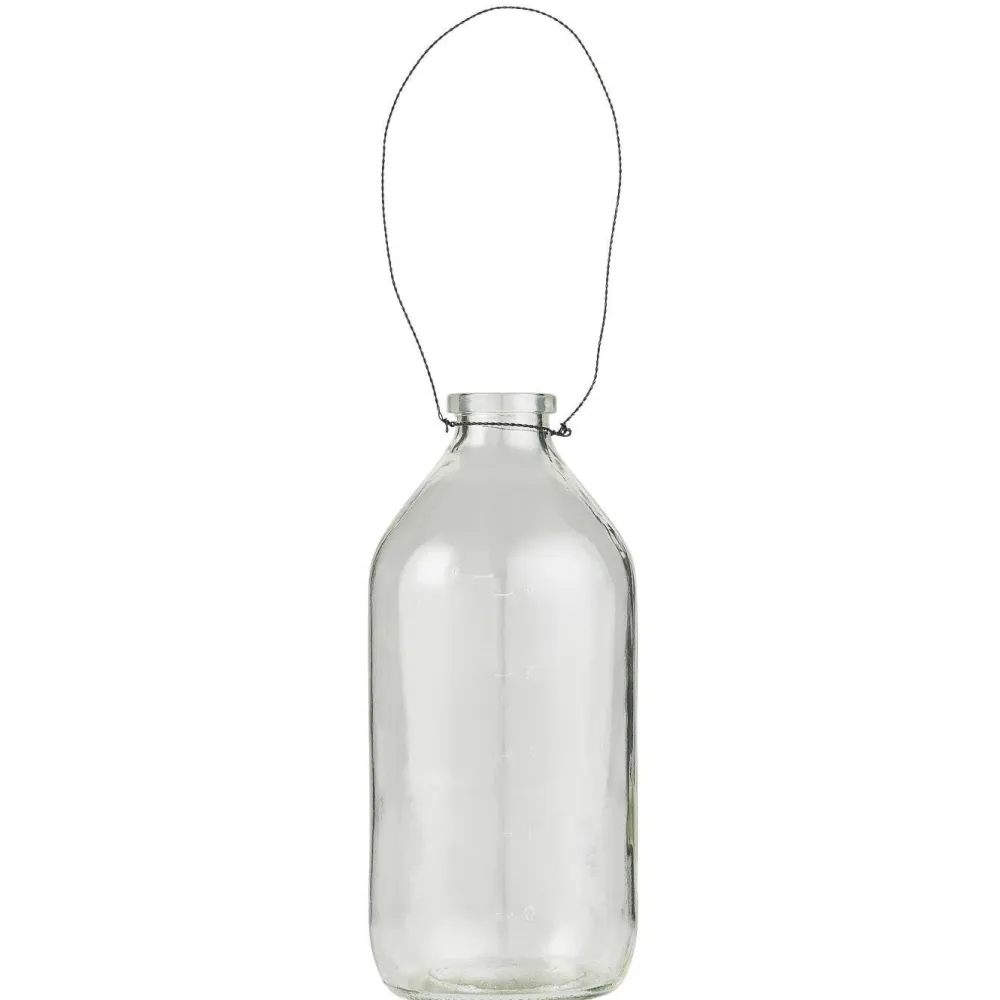 IB Laursen Gartendekoration|Vasen-Flasche mit Draht