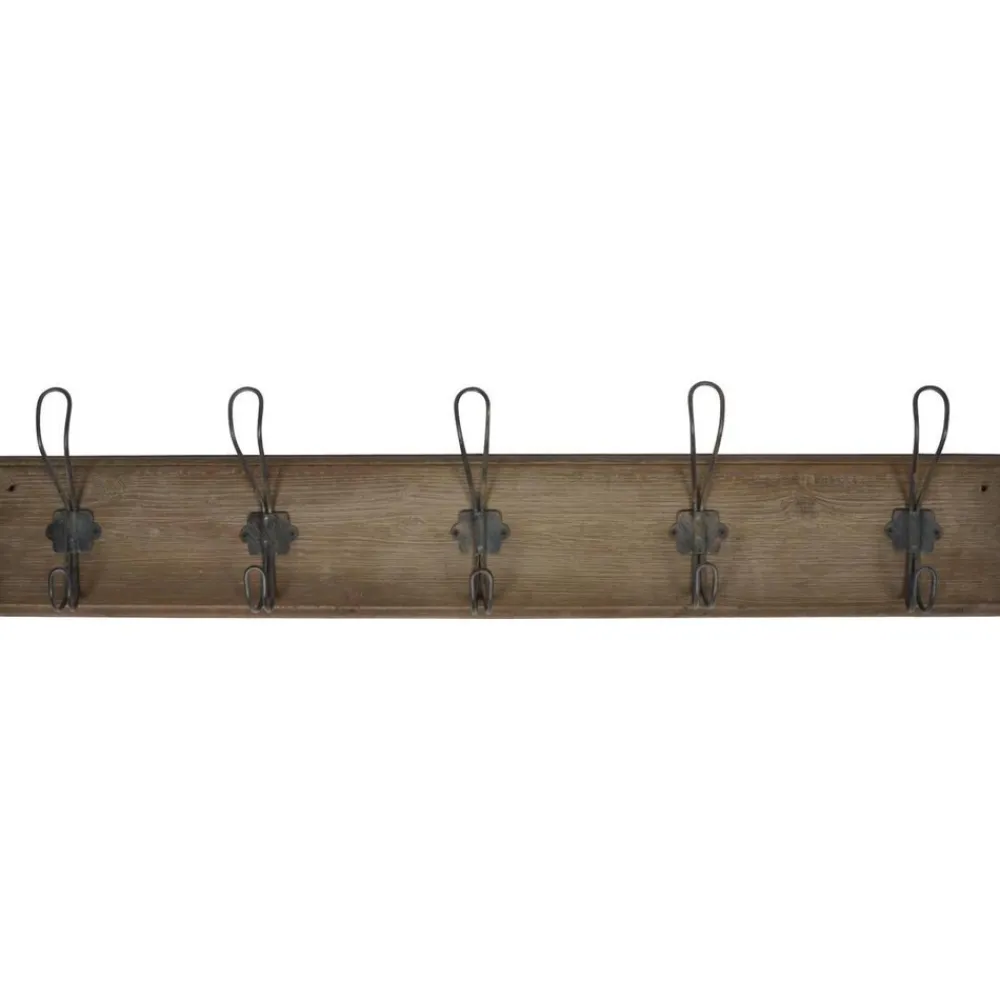 IB Laursen Garderoben|Griffe, Haken & Hakenleisten-Garderobe Hakenleiste aus Holz und Metall
