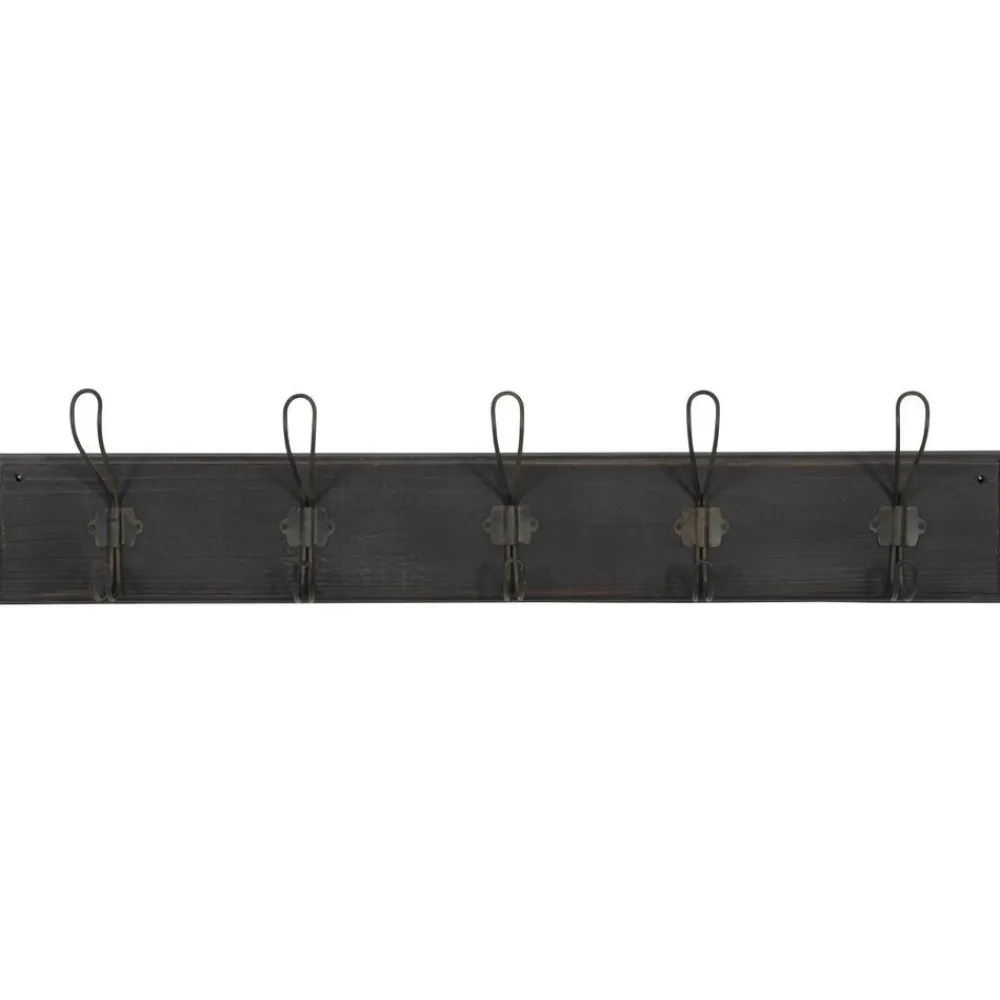 IB Laursen Garderoben|Griffe, Haken & Hakenleisten-Garderobe Hakenleiste aus Holz und Metall