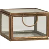 IB Laursen Bad-Aufbewahrung|Glasboxen-Glasbox mit Metallrahmen