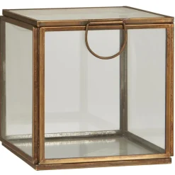 IB Laursen Bad-Aufbewahrung|Glasboxen-Glasbox mit Metallrahmen