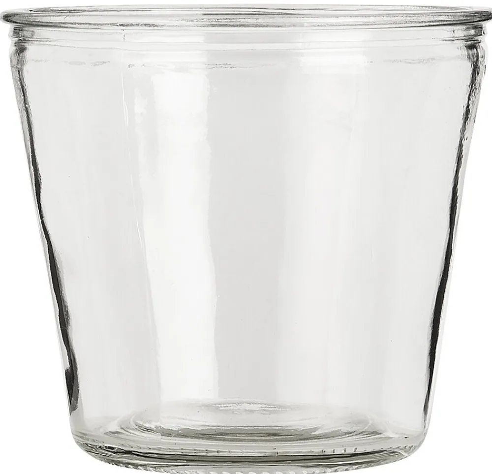 IB Laursen Blumentöpfe & Übertöpfe-Glas Topf konisch Hannah