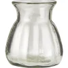 IB Laursen Vasen-Glas-Vase mit breiten Rillen mundgeblasen