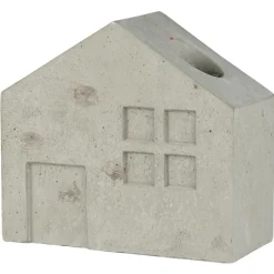 IB Laursen Weihnachtsdeko|Kerzenhalter Für Stabkerzen-Haus für Stabkerze aus Beton