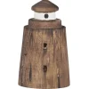 IB Laursen Deko-Objekte & Figuren-Holz Leuchtturm Deko Nautico